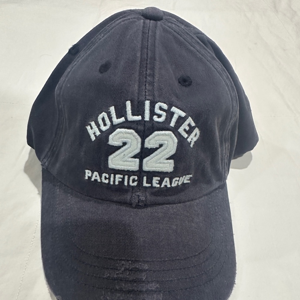 Hollister Dark Blue Pacific League Cap